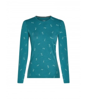 Блуза Icebreaker Women's Merino 200 Oasis LS Crewe Thermal Top Ski Day