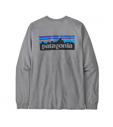 Bluse Patagonia Long-Sleeved P-6 Logo Responsibili-Tee M's