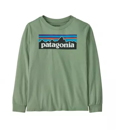 Детска Блуза Patagonia Kid's P-6 Logo Long- Sleeved T-Shirt