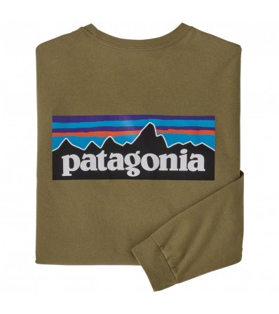 Bluse Patagonia Long-Sleeved P-6 Logo Responsibili-Tee M's