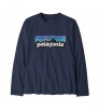 Patagonia Kid's P-6 Logo Long- Sleeved T-Shirt