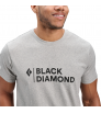 Тениска Black Diamond Mini Stacked SS Tee M's